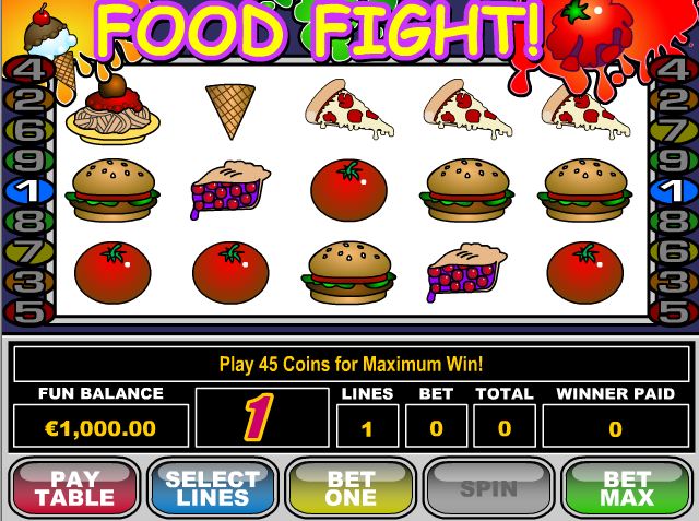 Machine a sous Gratuite Food Fight