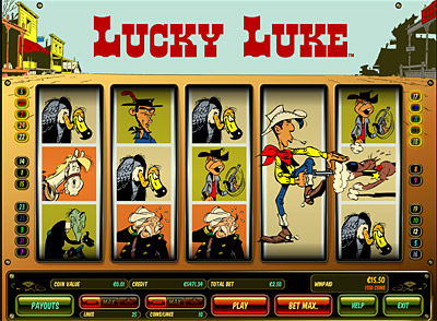 Machine a sous Lucky Luke : Jackpot énorme